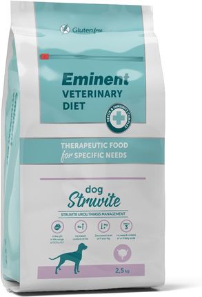 Eminent Veterinary Diet Dog Struvite Z Kamicą Struwitową I Niepożądanym Alkalicznym Ph Moczu 2,5Kg