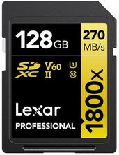Lexar Professional SDXC 128Gb UHS-II V60 1800x - Karty pamięci