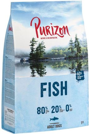 Purizon 4Kg Adult Ryba Bez Zbóż Sucha Karma Dla Psa 4Kg