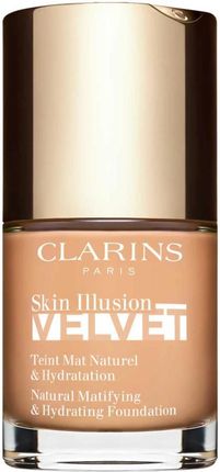 Clarins Skin Illusion Velvet Podkład W Płynie Z Matowym Wykończeniem O Działaniu Odżywczym Odcień 107C Beige 30 ml