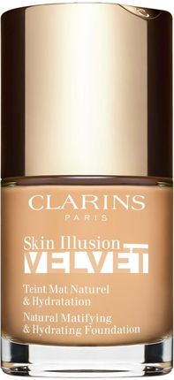 Clarins Skin Illusion Velvet Podkład W Płynie Z Matowym Wykończeniem O Działaniu Odżywczym Odcień 106N Vanilla 30 ml