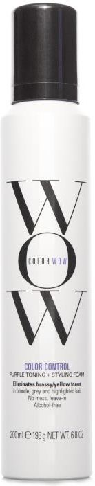 Zdjęcie Color Wow Color Control Purple Pianka Stylizująca I Kontrolująca Kolor Fioletowa 200 ml - Prabuty