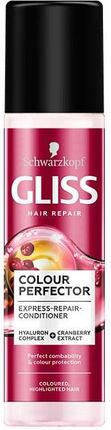 Gliss Kur Colour Perfector Odżywka Ekspresowa W Sprayu Włosy Farbowane 200 ml