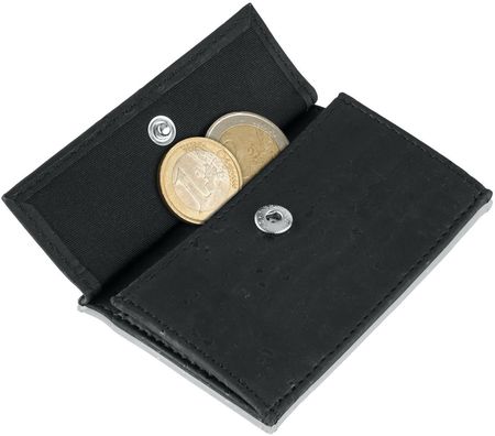 Slimpuro Coin Pocket, kieszonka na monety z ochronną kartą RFID, do smukłych portfeli ZNAP 8 i 12, z zatrzaskiem