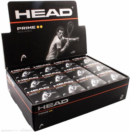 Head Prime Squash Ball 12 Pack 287306
