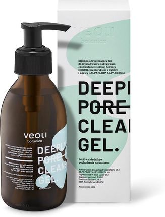 Veoli Botanica Deeply Pore Cleansing Gel Głęboko oczyszczający żel do mycia twarzy 200 ml