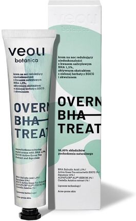 Krem Veoli Botanica Overnight BHA Treatment redukujący niedoskonałości z kwasem salicylowym BHA 1,5% na noc 50ml