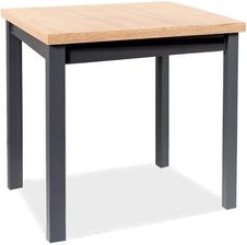 Zdjęcie Signal Meble Stół Adam 90X65 Dąb Artisan Czarny 10936 - Recz