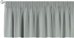 Dekoria Lambrekin Na Taśmie Marszczącej Jasny Szary 130 × 40 Cm Linen 393-159-10
