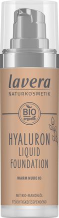 Lavera Hyaluron Liquid Foundation Podkład 03 Warm Nude