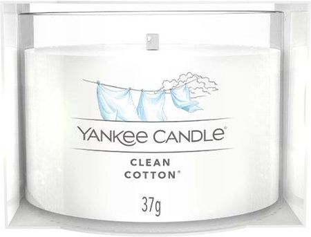 Yankee Candle Mini Świeca Zapachowa Clean Cotton 37G 137377