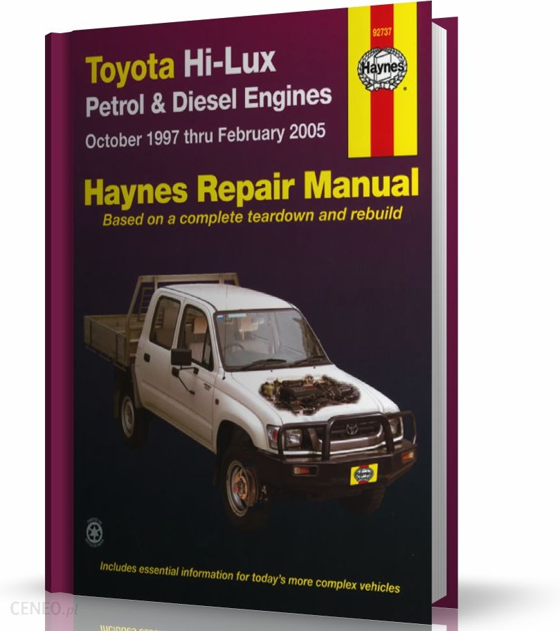 TOYOTA HILUX (19972005) instrukcja napraw Haynes Ceny