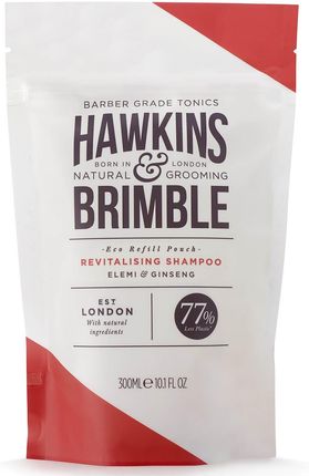 Hawkins & Brimble Rewitalizujący Szampon Do Włosów Revitalising Shampoo Eco Refillable Wkład Uzupełniający 300 ml