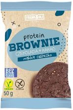Zdjęcie Frank & Oli Ciastko Brownie Proteinowe Czekolada Kakao Wegańskie bezglutenowe bez dodatku cukrów 50g - Małomice