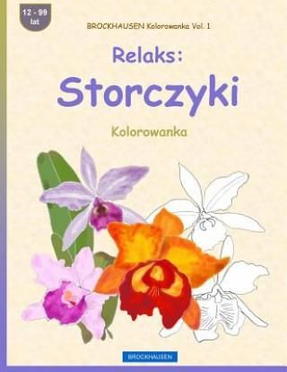Brockhausen Kolorowanka Vol. 1 - Relaks: Storczyki: Kolorowanka