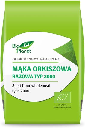 Bio Planet mąka orkiszowa razowa typ 2000 bio 500g