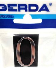 Zdjęcie Gerda Cyfra "0"Samoprzy Z Tworzywa 45Mm Chrom - Miłosław