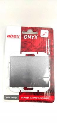 Abex Wyłącznik Schodowy -Onyx- P/T; Antracyt
