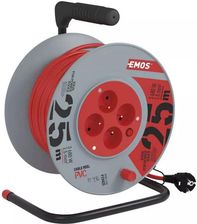 Zdjęcie Emos Przedłuzacz Zwijany / 4G Pvc 3X1,5 25M - Knurów