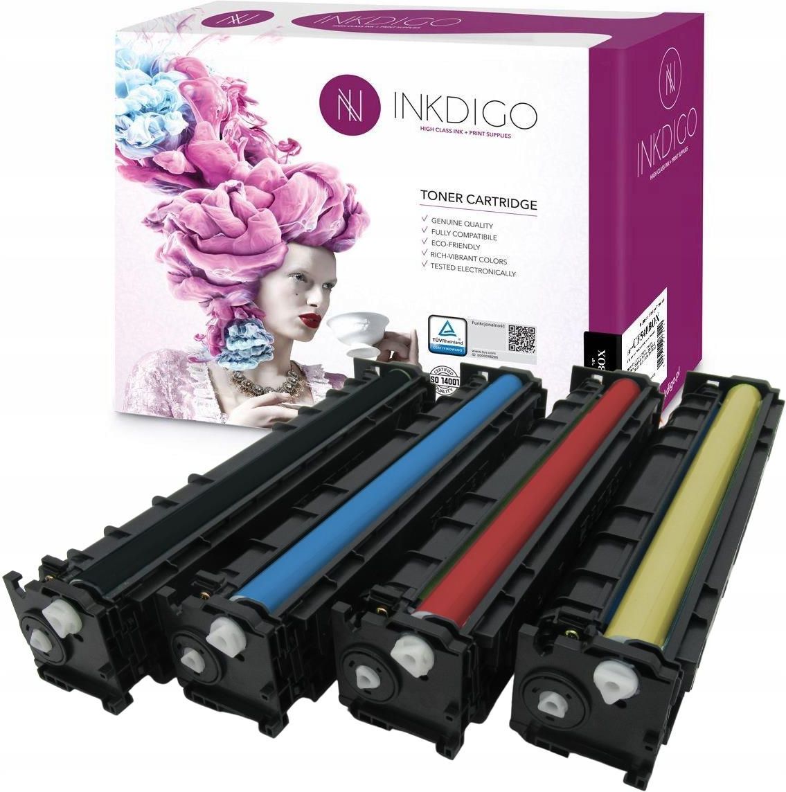 Inkdigo X Toner Do Hp Color Laserjet Pro Mfp M Fdw Cf Cmyk Xljprom M Opinie I