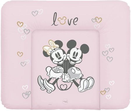 Ceba Baby Przewijak Miękki Na Komodę Disney Minnie & Mickey Pink Różowy 85X72Cm