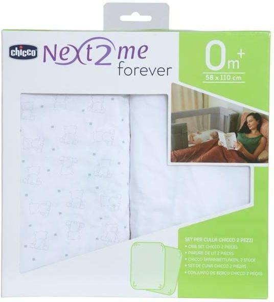 Chicco Next2Me Forever Prześcieradło 2Szt. Ceny i opinie Ceneo.pl