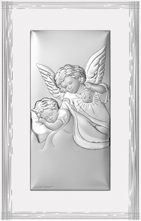 Obrazek Anioł Stróż Pamiątka chrztu | Rozmiar: 9x15.5 cm | SKU: BC6768/2FB