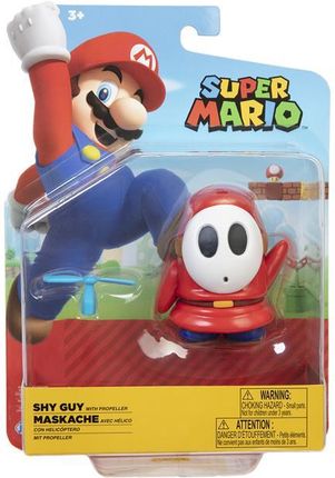 Jakks Pacific Super Mario Figurki 10Cm Czerwony Shy Guy 40673