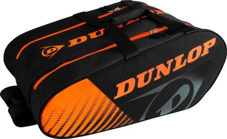 Dunlop Torba Pokrowiec Futerał Etui Na Rakietę Tenisową Paletero Play Czarno Pomarańczowy