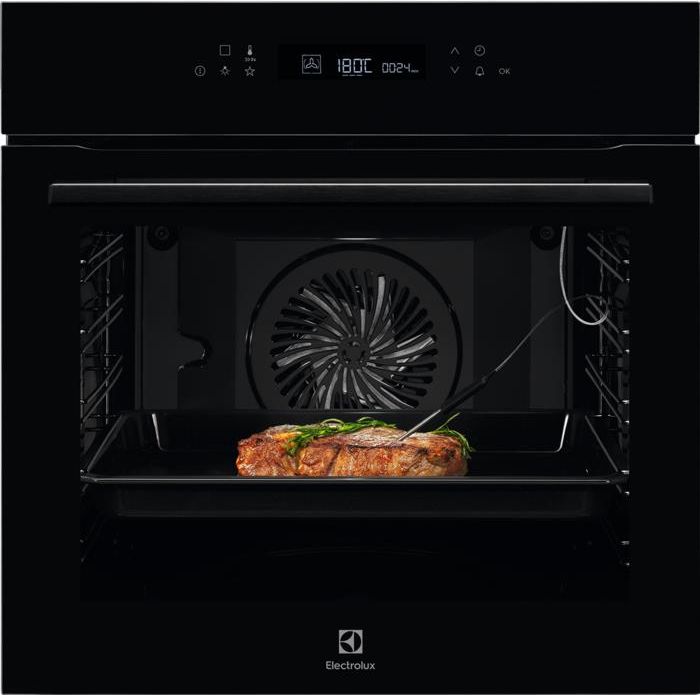 Piekarnik parowy Electrolux seria 700 SenseCook EOE7P31Z + Mikrofala do zabudowy EVK8E00Z