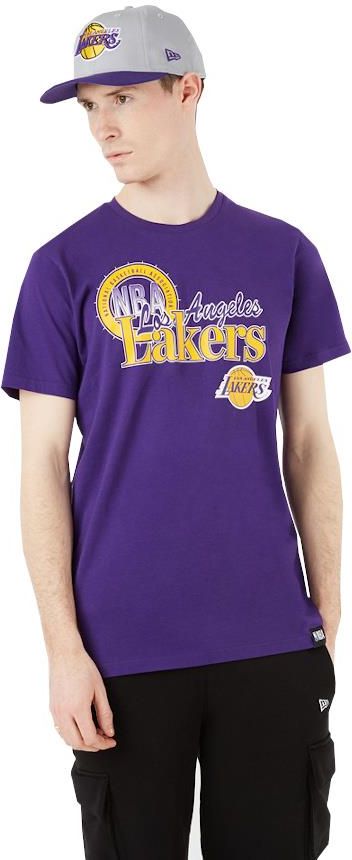 New Era t-shirt NBA Throwback Graphic Los Angeles Lakers purple