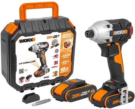 Worx Zakrętarka Udarowa 20V 1/4" WX261