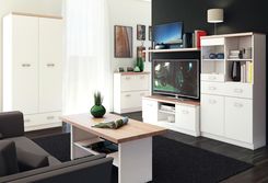 Zdjęcie Witryna Top Mix 2D1W1S 80 Dąb Sonoma Biały Mat 47547 - Przeworsk