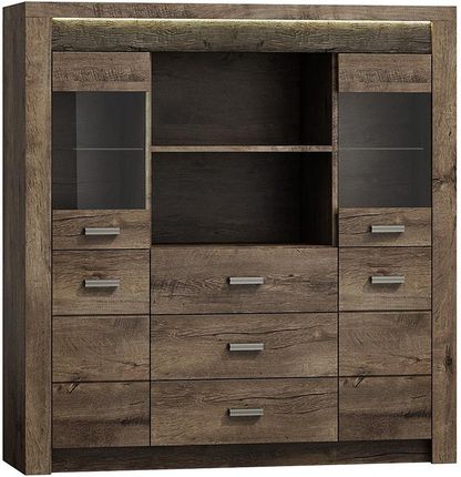 Witryna Z Szufladami Jesion Ciemny Dagna 22X 19373