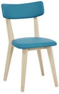 Krzesło Do Jadalni Dkd Home Decor Niebieski Poliuretan Metal (51 X 46 76 Cm) 6358707