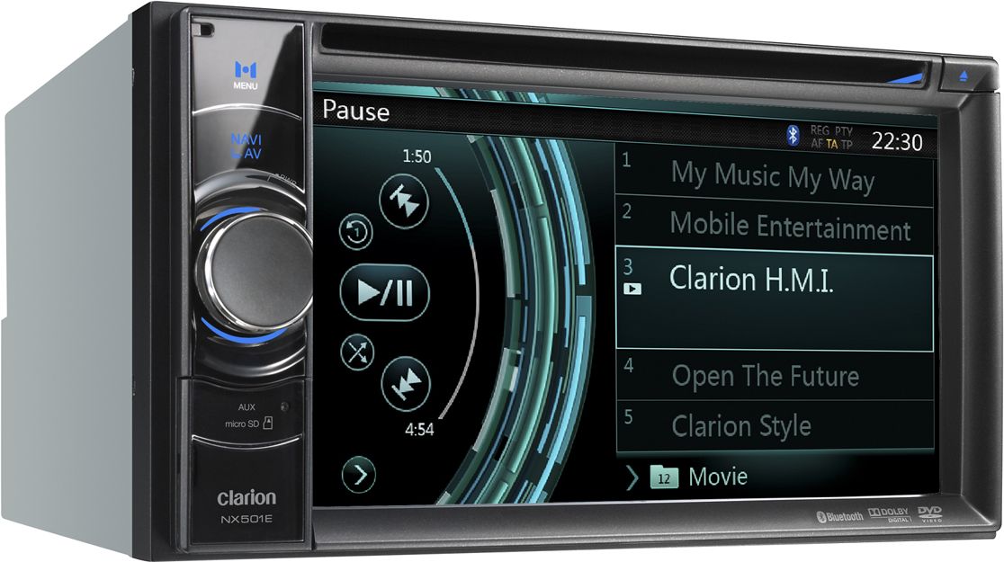 Samochodowy palel LCD TV Clarion NX501E Opinie i ceny na Ceneo.pl