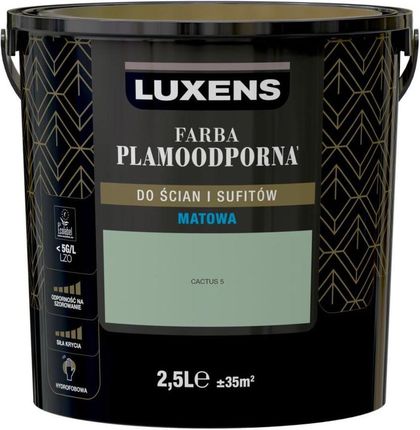 Luxens Farba Wewnętrzna Plamoodporna 2,5 L Cactus 5