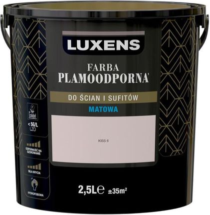 Luxens Farba Wewnętrzna Plamoodporna 2,5 L Kiss 6