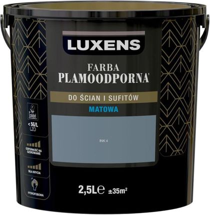 Luxens Farba Wewnętrzna Plamoodporna 2,5 L Ink 4
