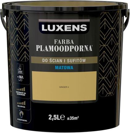 Luxens Farba Wewnętrzna Plamoodporna 2,5 L Ginger 4