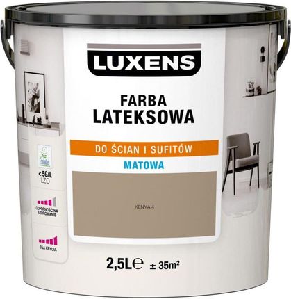 Luxens Farba Wewnętrzna Lateksowa 2,5 L Kenya 4