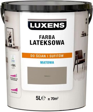 Luxens Farba Wewnętrzna Lateksowa 5 L Trench 4