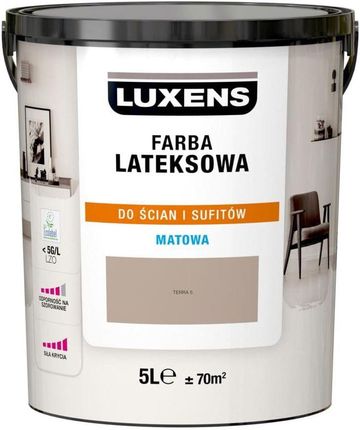 Luxens Farba Wewnętrzna Lateksowa 5 L Terra 5