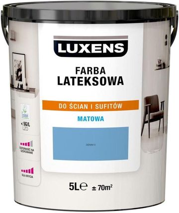 Luxens Farba Wewnętrzna Lateksowa 5 L Denim 5