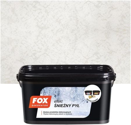 Fox Farba Dekoracyjna Diamento 3D 2 X 1 L Zestaw Efekt Śnieżny Pył