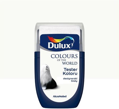 Dulux Tester Farby Kolory Świata Designerski Biały 30Ml