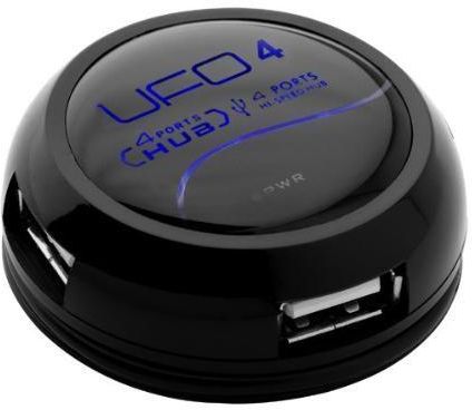 ModeCom Hub USB HUB-UFO4 czarny