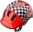 Kask Rowerowy Regulowany Dziecięcy Czerwony Otwory Wentylacyjne METEOR