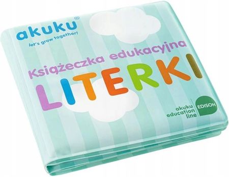 Akuku Książeczka edukacyjna do wody Literki A0475