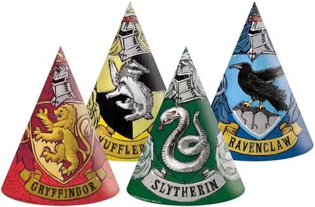 Procos Czapeczki papierowe Harry Potter Hogwarts Houses, 6szt.